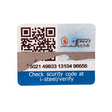 Anti-counterfeiting Security sticker