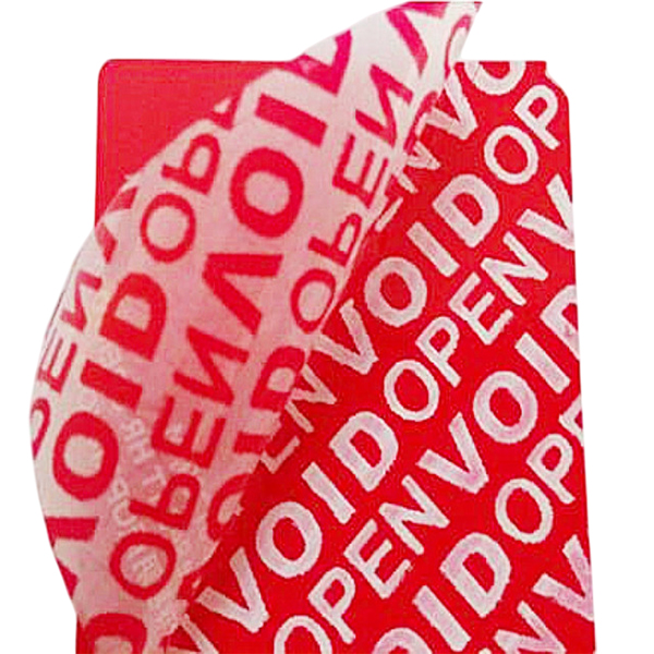 Red VOID sticker